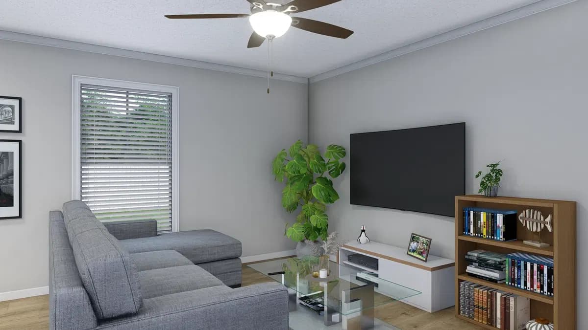 The waverly interior home features