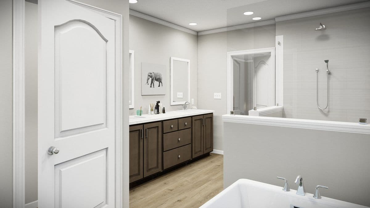 The huxton ii bathroom home features
