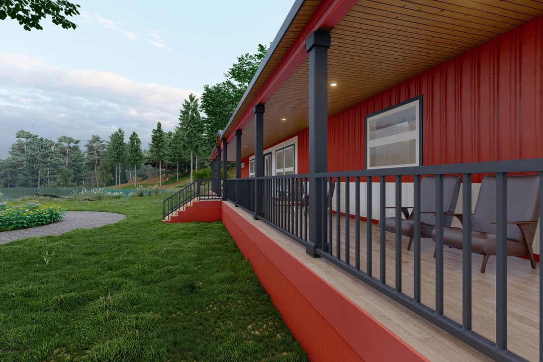 The ranch v74r exterior home features