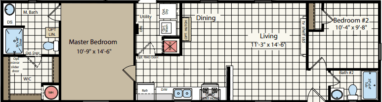 Cs1656a floor plan home features
