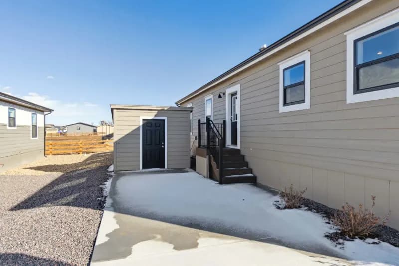 Orion elevation and exterior home features