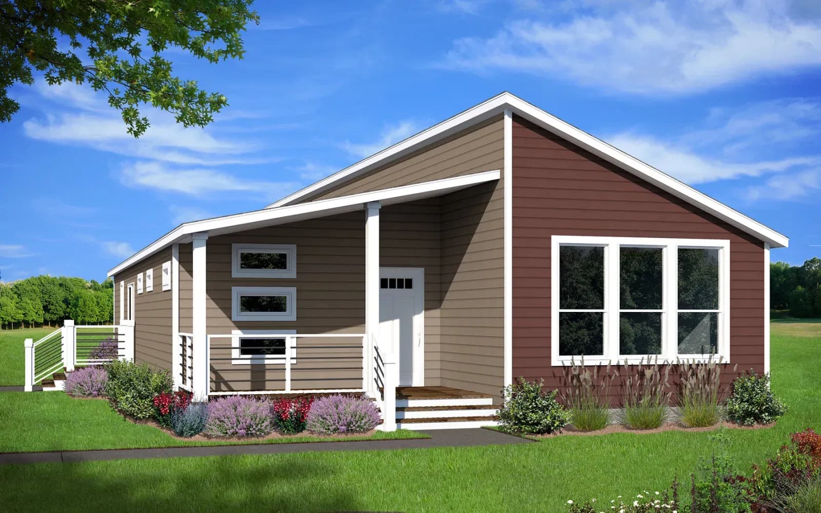 Genesis 9302 elevation and exterior home features