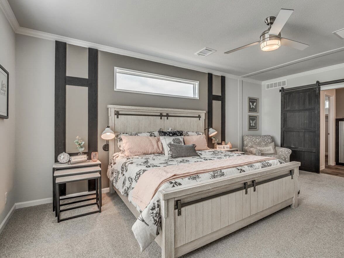 Vintage farmhouse flex 47643a bedroom home features