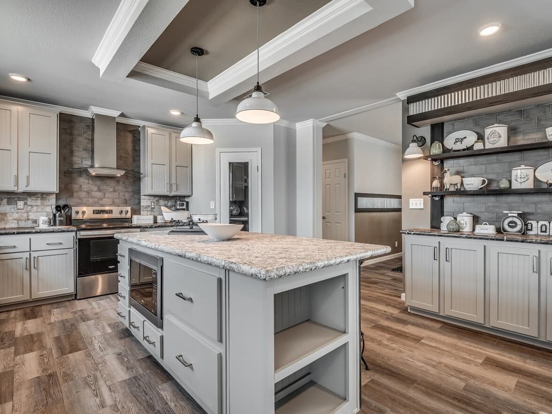 Vintage farmhouse flex 47643a kitchen home features