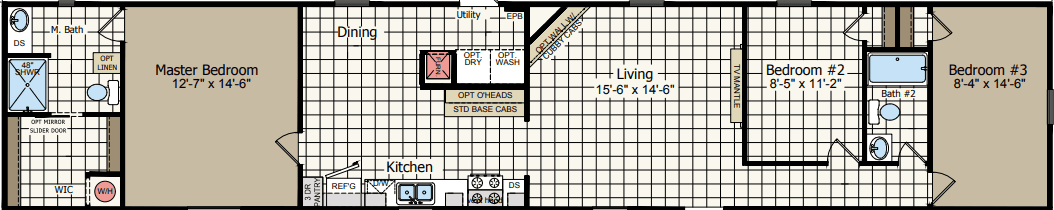 Cs1676b floor plan home features