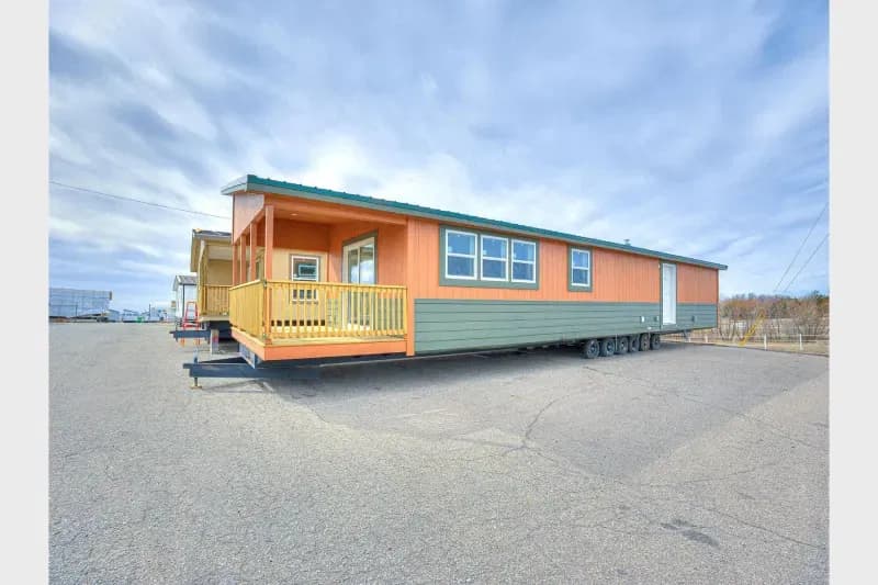 Contemporary cabin a701 elevation and exterior home features