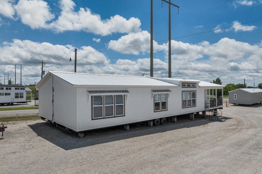 The charleston elevation and exterior home features