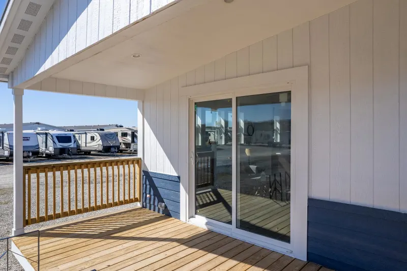 Contemporary cabin a700 elevation and exterior home features