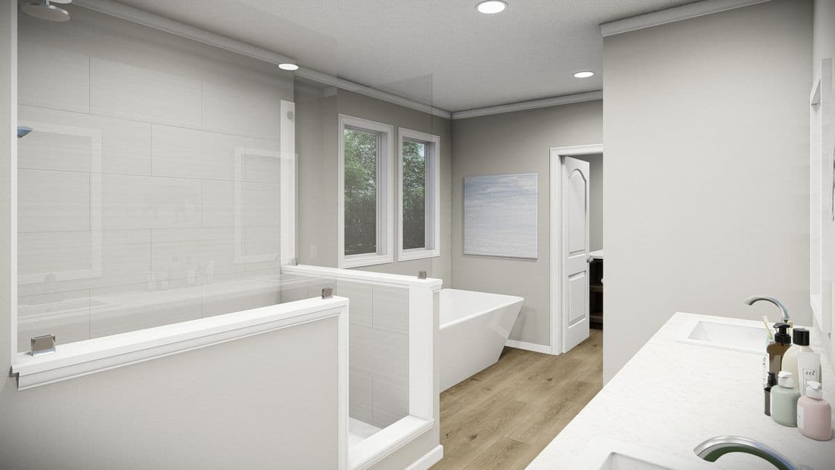 The huxton ii bathroom home features
