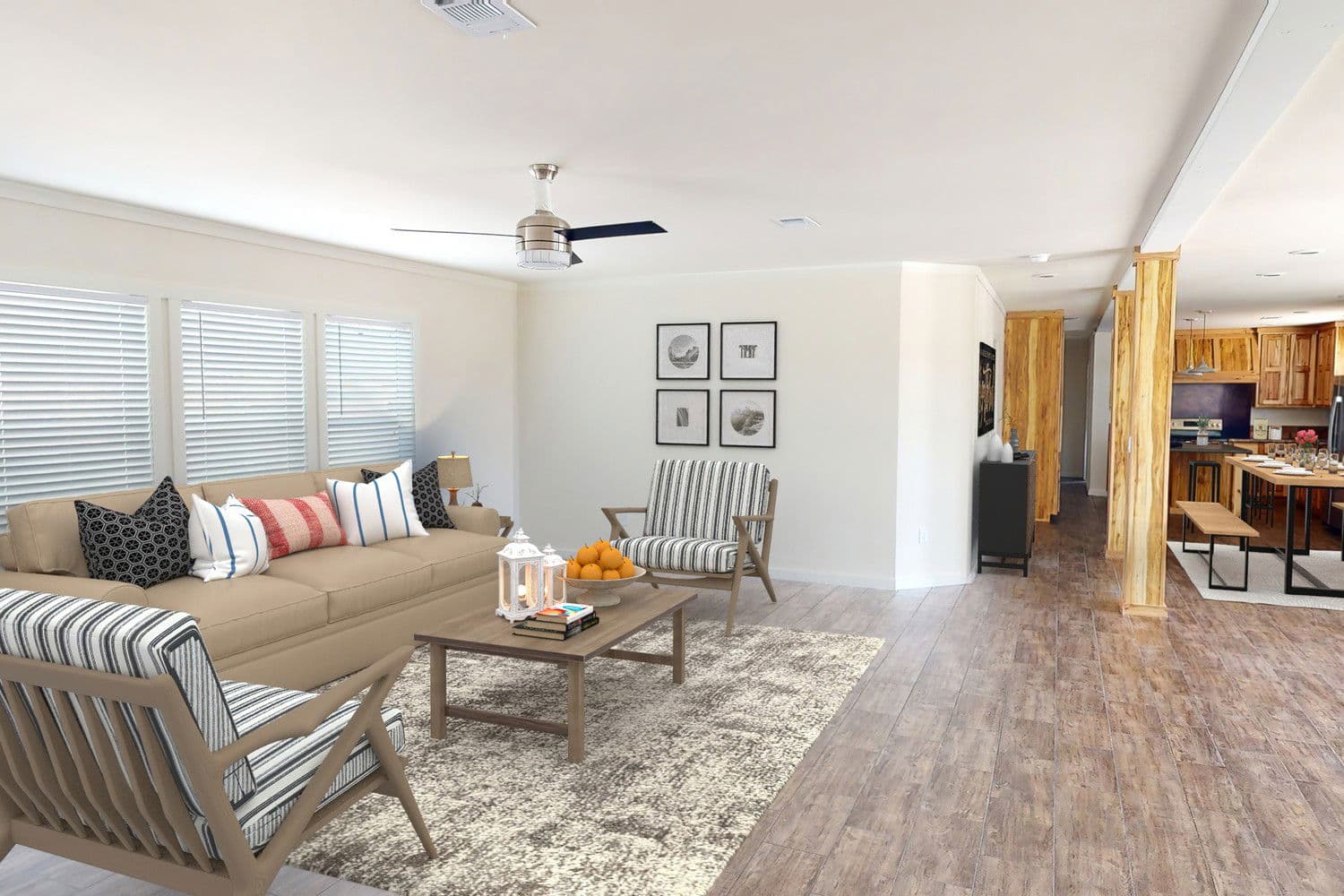 The ranch v60r interior home features