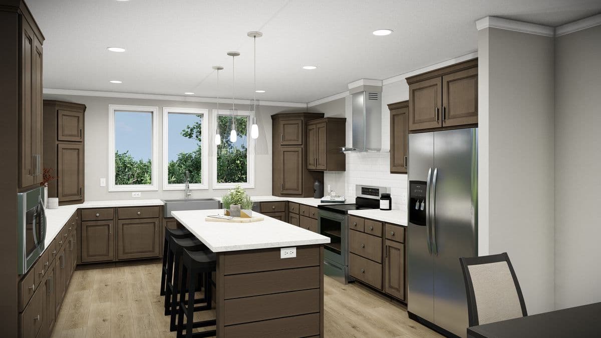 The huxton ii kitchen home features