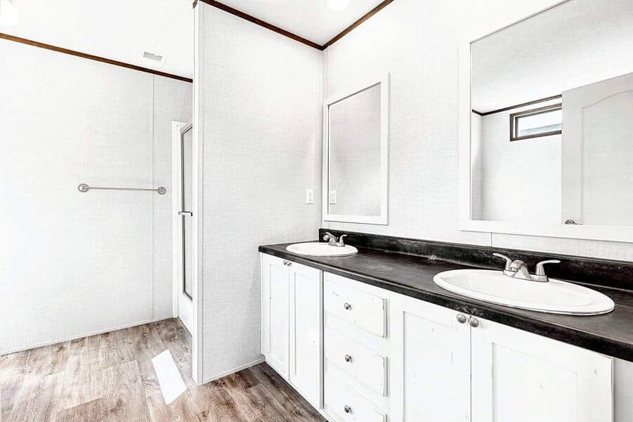 The fiesta bathroom home features