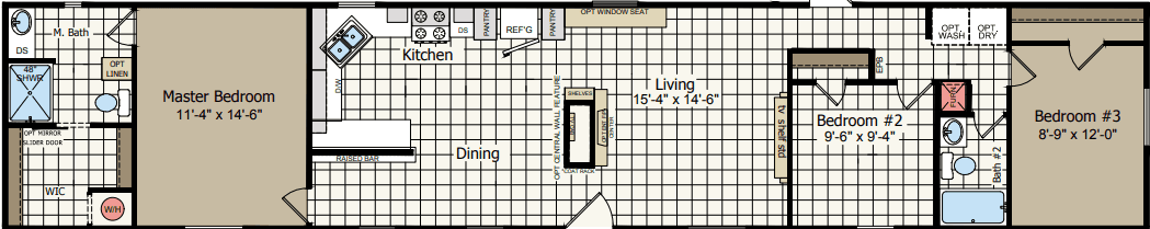 Cs1676f  floor plan home features