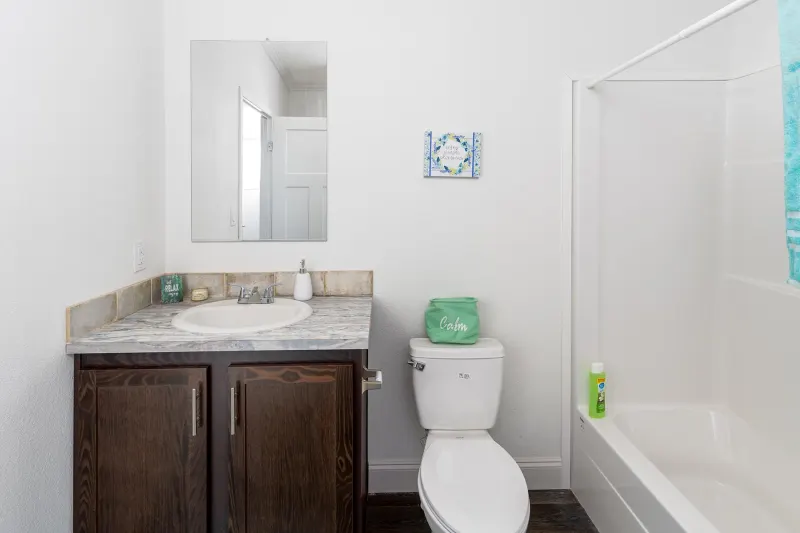 Contemporary cabin a700 bathroom home features