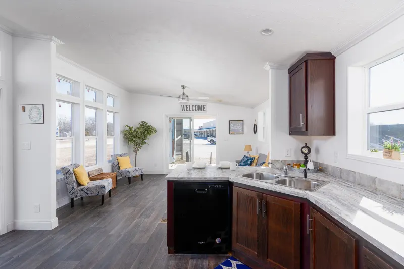 Contemporary cabin a700 kitchen home features